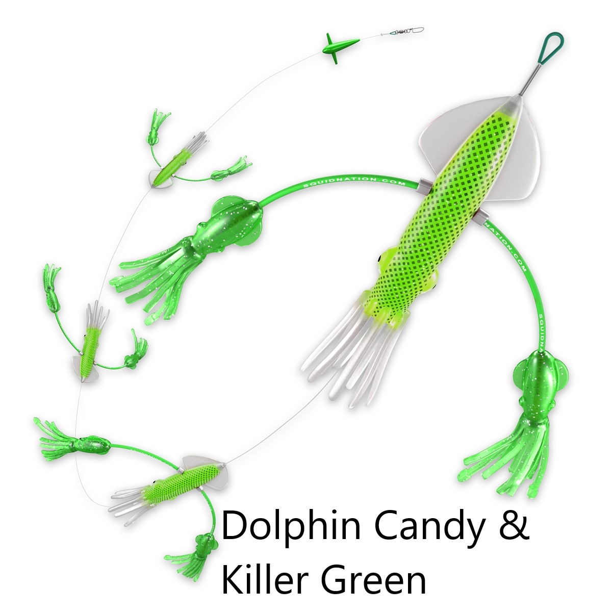 Squidnation Flippy Floppy Thing - Blue Water Candy Lures